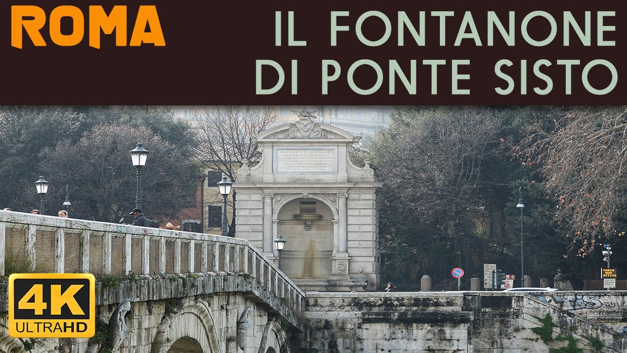ROMA -  Fontanone di Ponte Sisto