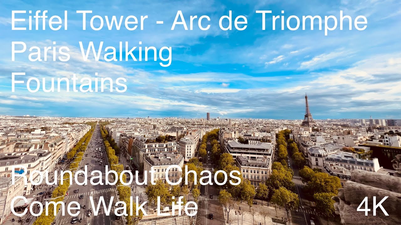 Paris Walking From Eiffel Tower - Arc de Triomphe