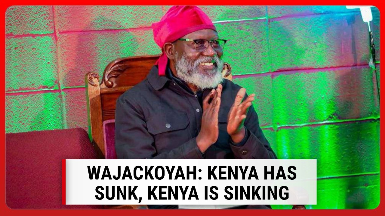 Prof Wajackoyah Speaks: Kenya has sunk, Kenya is sinking because of corruption