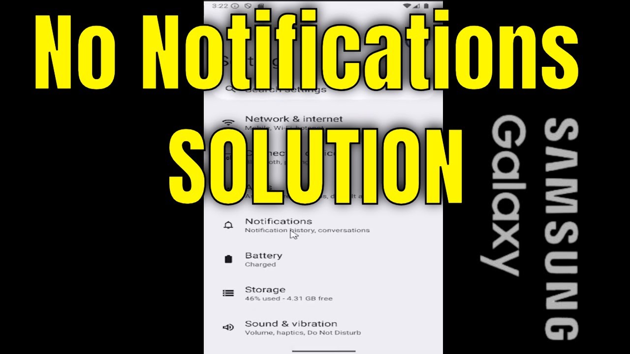 Samsung Galaxy No Notifications FIX [Guide]