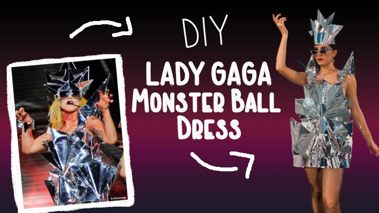 Recreé el vestido de espejos de LADY GAGA - DIY TUTORIAL