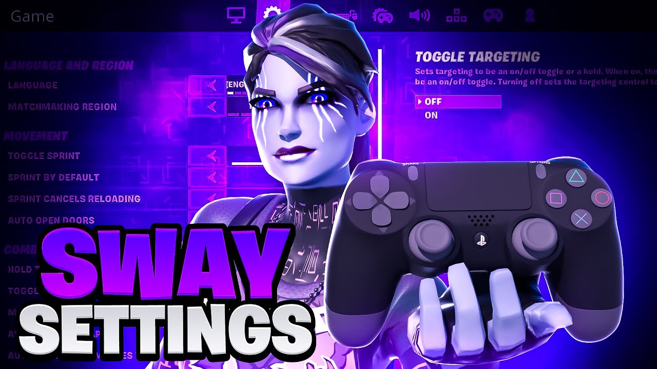 I used Faze Sway's Binds and Settings For *1 WEEK*