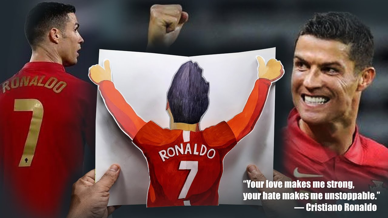 Happy Birthday Cristiano Ronaldo |Cristiano Ronaldo Pop Up Card |Cristiano Ronaldo Greeting Card