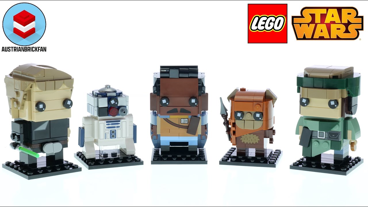 LEGO Star Wars Brickheadz 40623 Battle of Endor Heroes - LEGO Speed Build Review