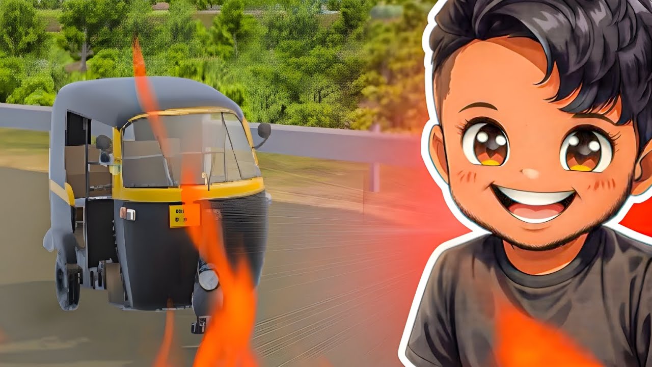 THIS AUTO RICKSHAW CAUGHT FIRE 😱🔥 (Real Incident)