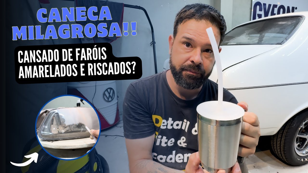 COMO TRANSFORMAR SEU FAROL VELHO EM NOVO COM ESSA CANECA DE POLÍMERO