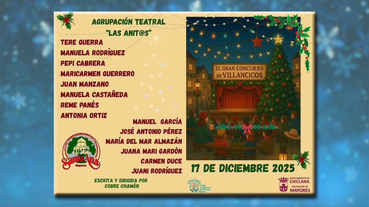 Agrupación Teatral Las Anit@s - El gran concurso de villancicos (17-12-2025)