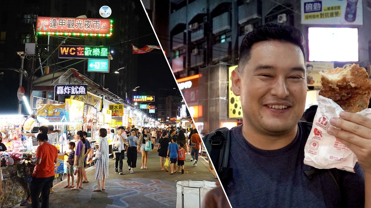 Feng Chia Night Market MUST EAT - Taichung Taiwan Local Food Tour