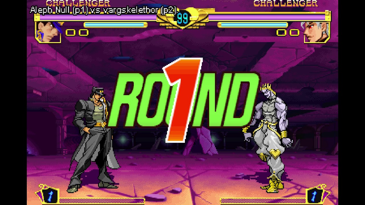 FightCade - JoJo's Bizarre Adventure - Aleph Null (USA) vs. vargskelethor (SWE)