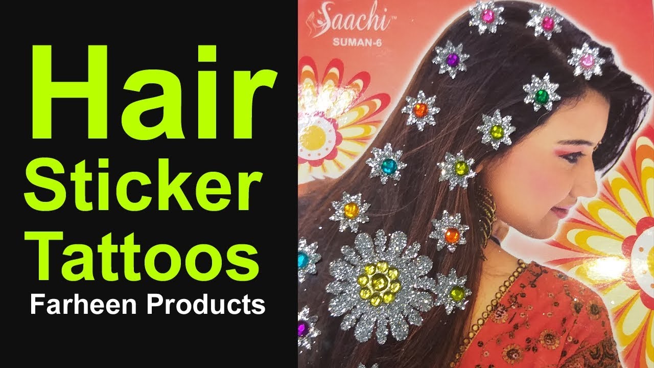 Hair Sticker Tattoos | Farheen Products | Sadar Bazar