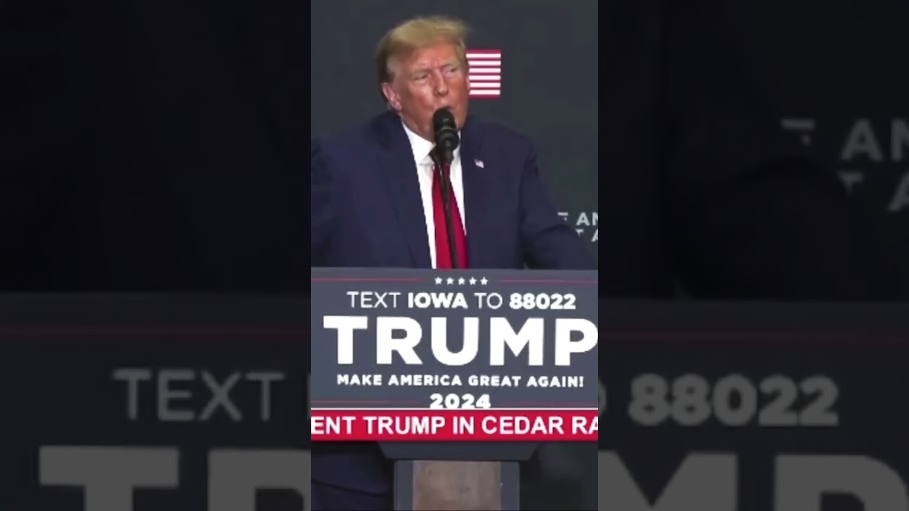 Donald Trump Iowa Speech EP 1 “ We will never give up “ 
