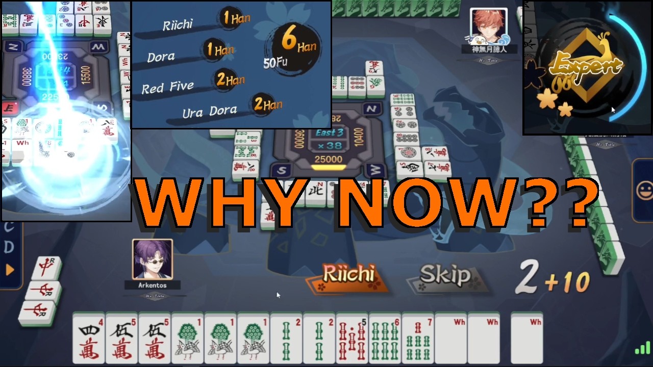 I'm Being Punished For Taking a Break | Riichi Mahjong
