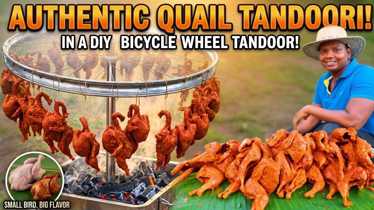 Quail Tandoori Recipe #trending #food #viral #indianfood #foodie #challenge #youtube