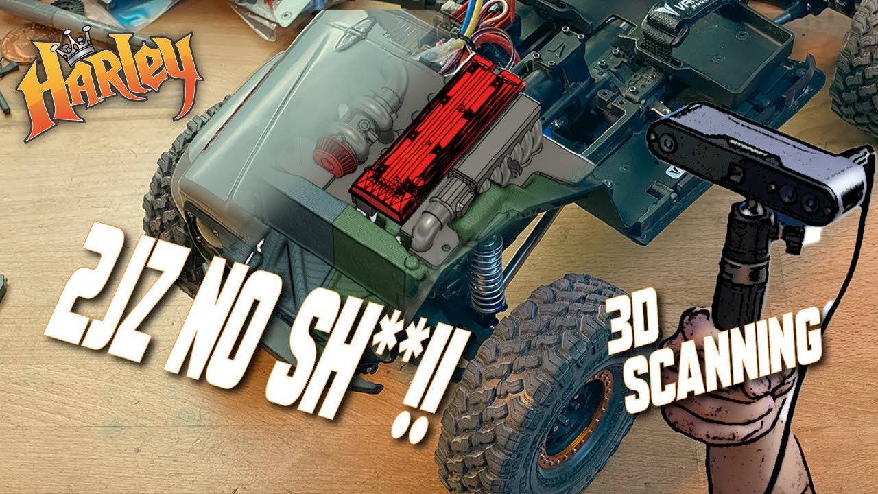 VS4-10 3D Engine Cover using the Revopoint INSPIRE 3D Scanner