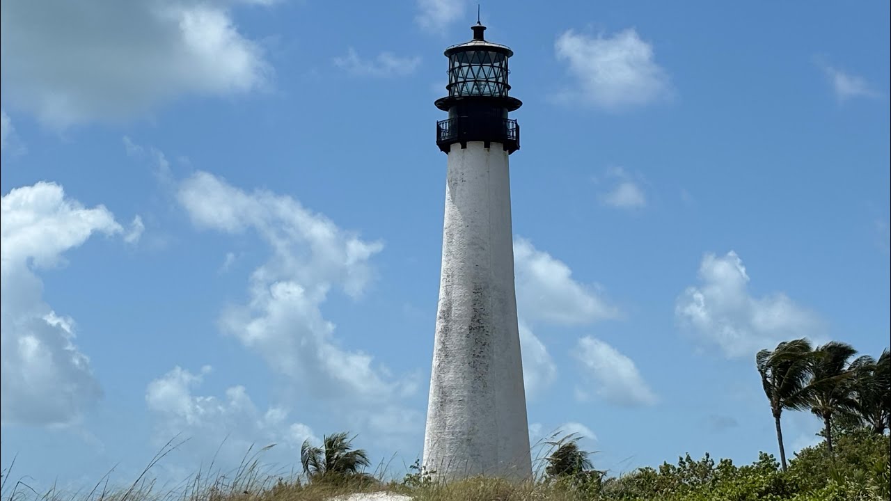 Visit to Bill Baggs Cape Florida State Park & Cape Florida Lighthouse. Key Biscayne Florida #beach