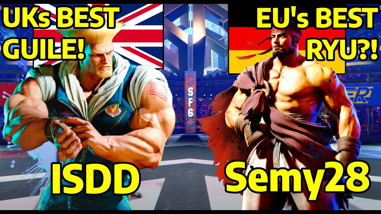 Street Fighter 6 ➥ ISDD imstilldadaddy (GUILE ガイル) VS Semy28 (RYU) 4K Master Ranks