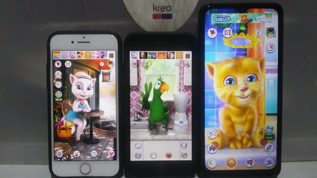 Talking Angela Echo VS Talking Pierre Echo VS Talking Ginger Echo 913