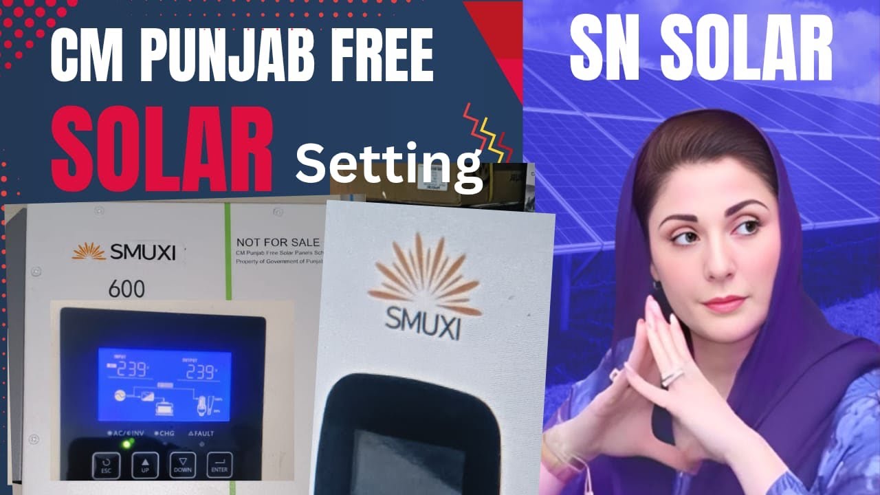 sumxi solar inverter battery settings cm punjab free solar system 