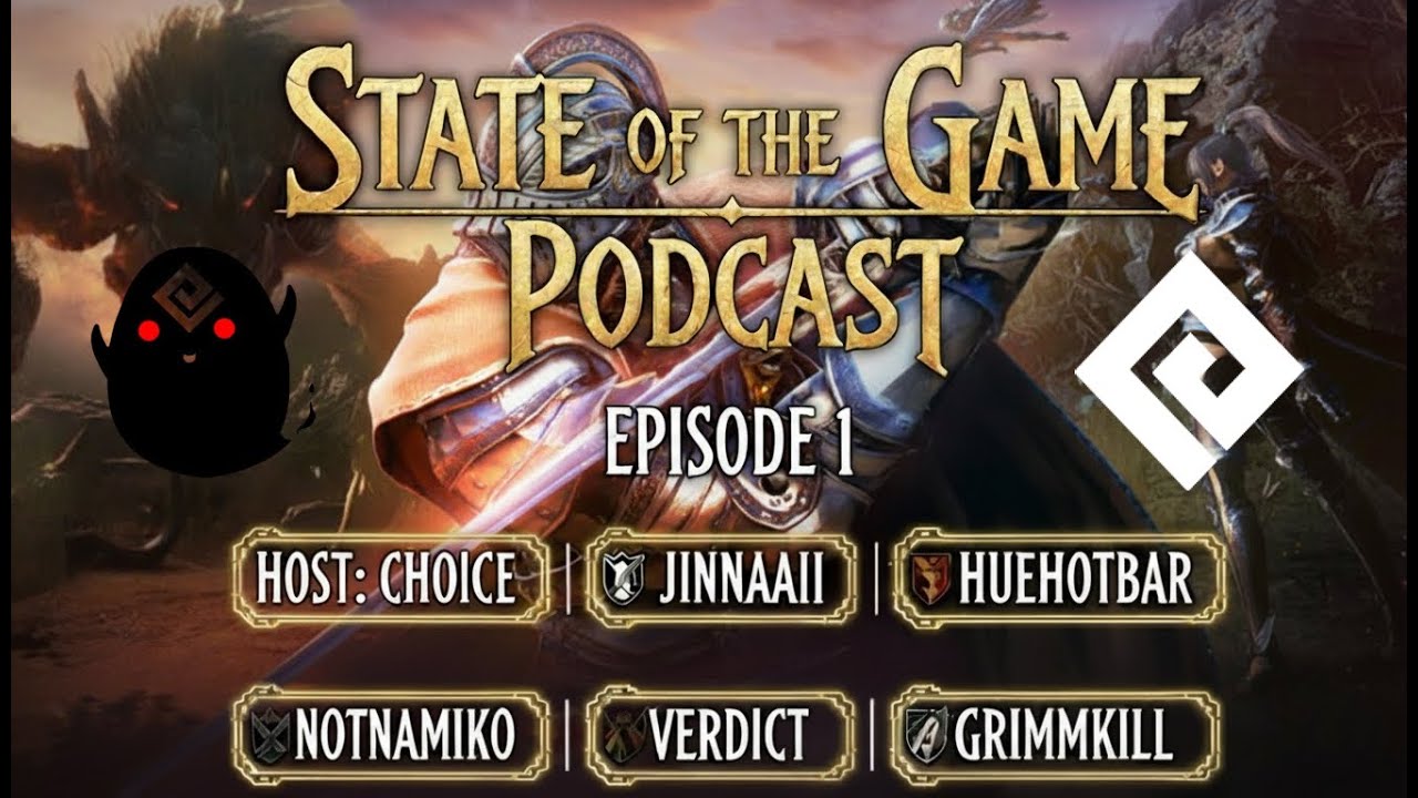 BDO State of the Game Podcast - Episode 1 Ft. NotNamiko, HueHotBar, Grimmkill, Jinnaaii, & Verdict.