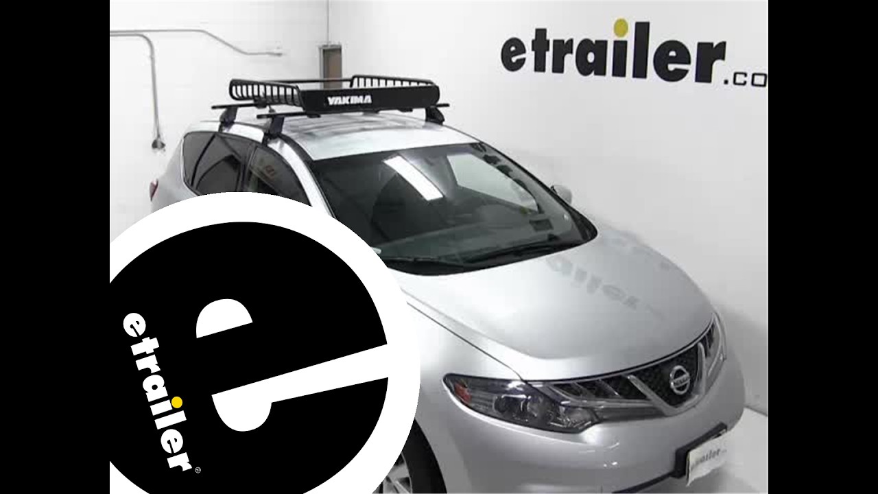 etrailer | DIY Install: Yakima LoadWarrior Roof Rack Cargo Basket on your 2013 Nissan Murano