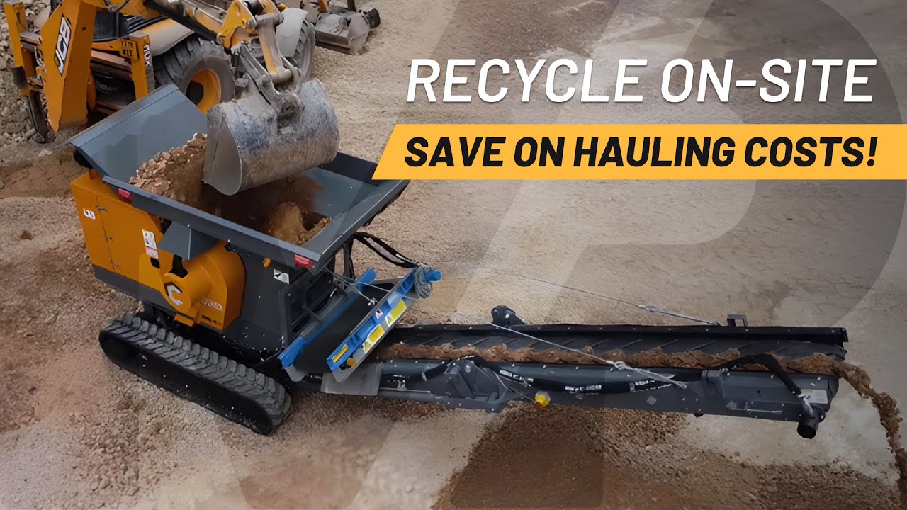 Crush On-Site & Save $2,000/Month with the RubbleCrusher RCJ65T