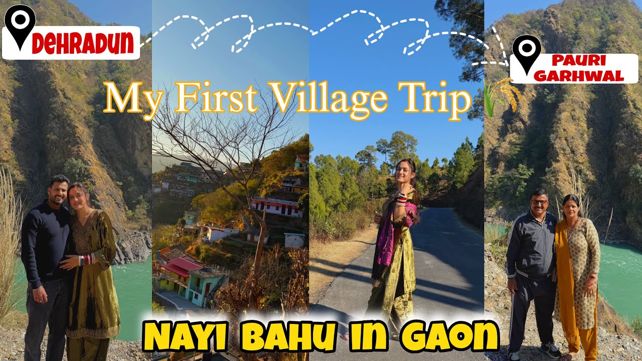 Sasural Ke Gaon Ka Pehla Safar ✨| Dehradun To Pauri Garhwal 🚘| Sasural Gaon Diaries &ndash; Episode 1 ✨