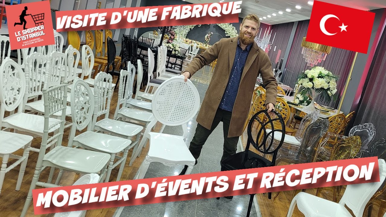Fabricant Mobilier Turquie pour Events et Reception : Ne passez pas à côté de ces pépites !