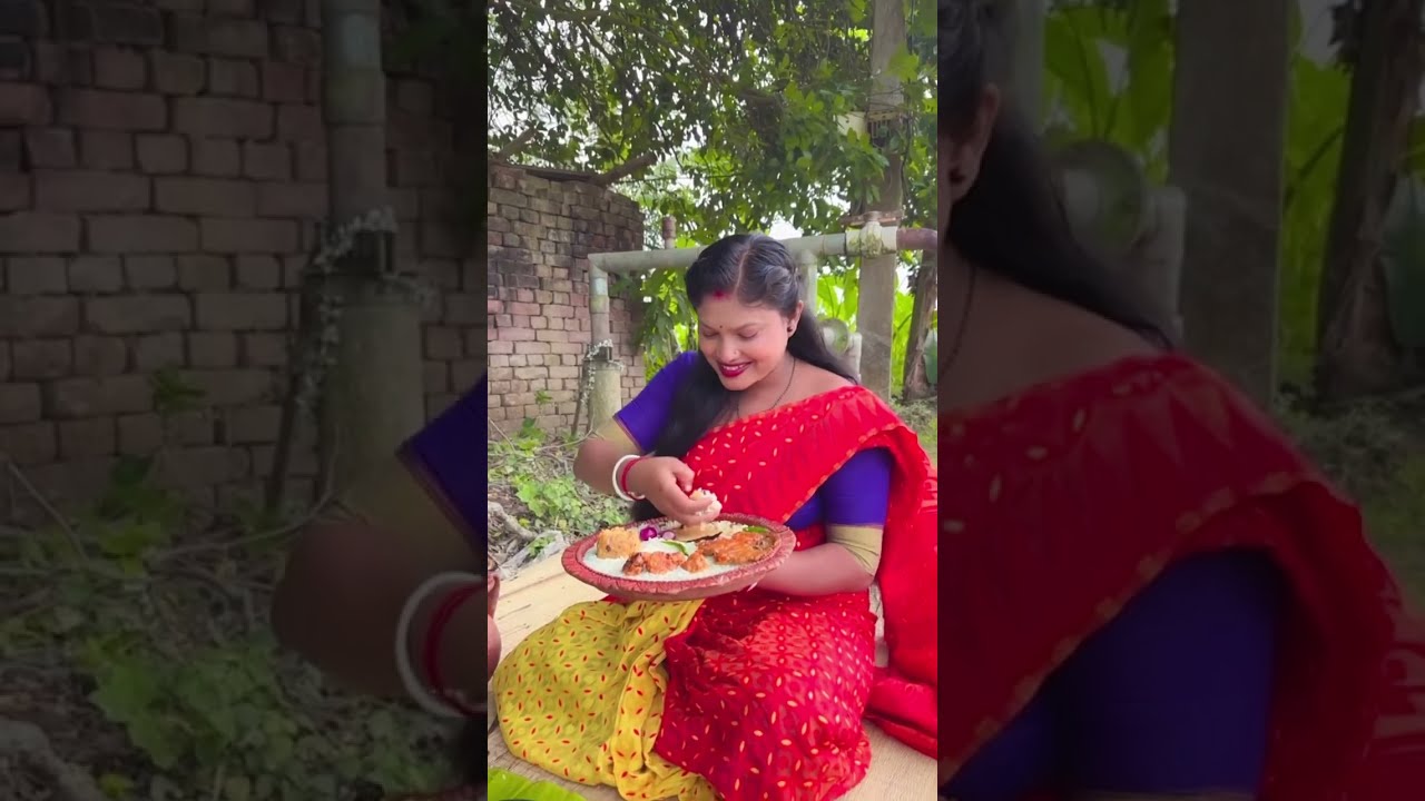 Bengali panta Bhat recipe 🤤#food #cooking #recipe #village_cooking #villagefood