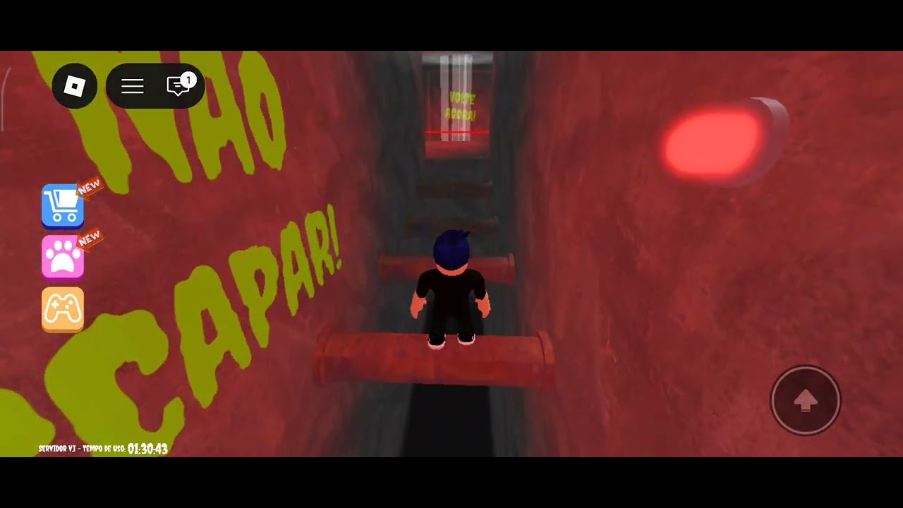 Escape da pizzaria no Roblox 