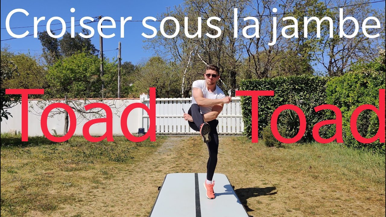 Croiser avec le bras sous la jambe ?! Apprendre à faire le TOAD #10 tuto CORDE A SAUTER