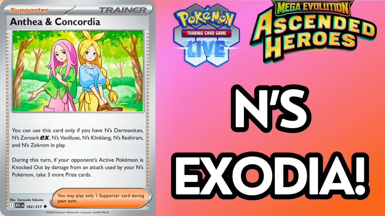 I managed to pull off the Anthea & Concordia combo (N's Exodia!)