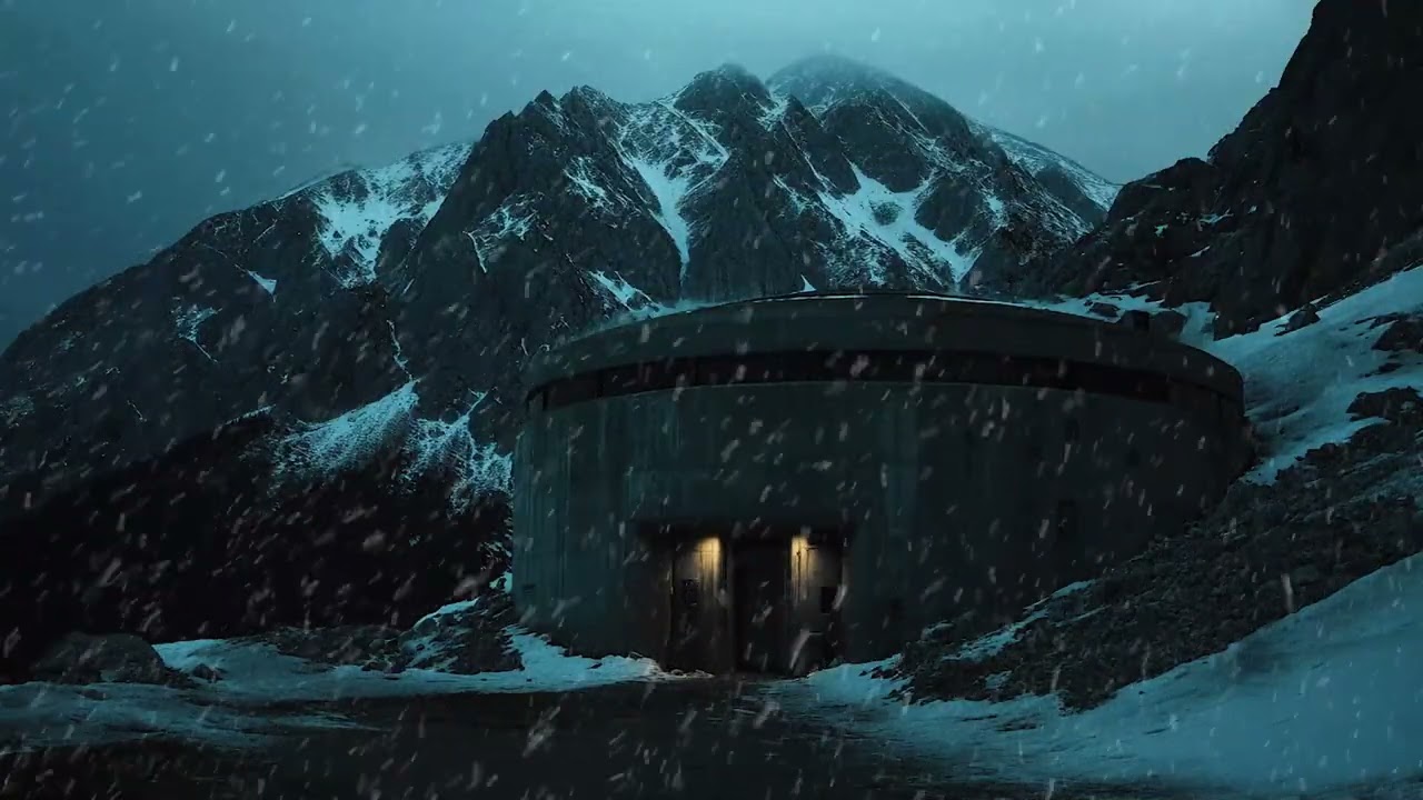 Post-Apocalyptic Winter Shelter ❄️ Heavy Blizzard Sounds for Deep Sleep