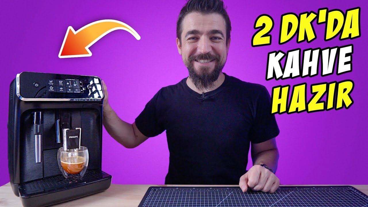 TEK TUŞLA KAHVE YAPAN MAKİNE / Philips EP2220/10 Tam Otomatik Espresso Makine incelemesi
