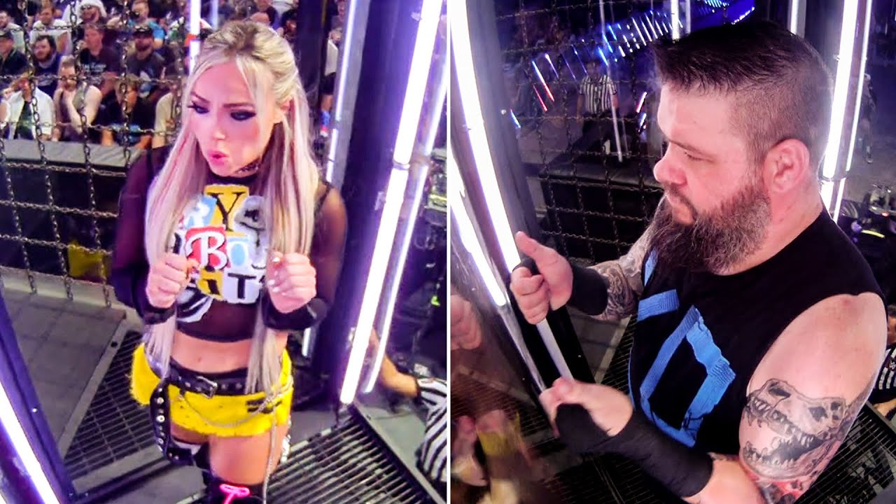 Superstars react from inside Elimination Chamber pods