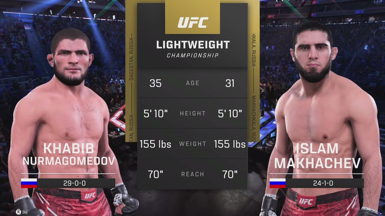 Khabib vs Islam Makhachev UFC 5!! Lots of wrestling!! PS5 gameplay