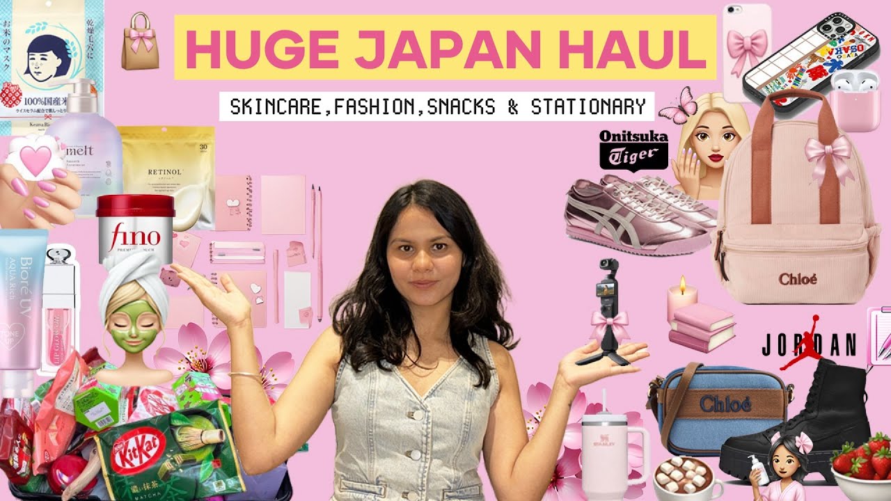 Huge Japan Haul 🇯🇵 | Skincare, Snacks, Fashion, Stationery, Luxury Bags, Electronics & Cute Finds!