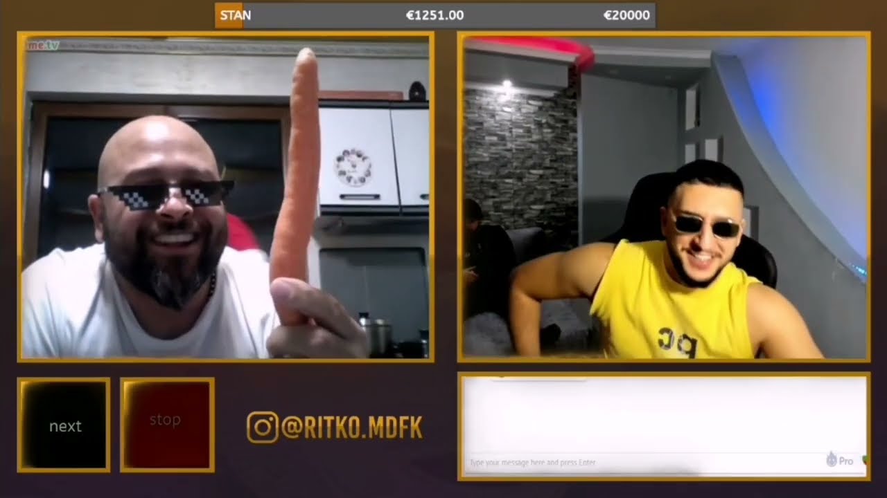 Ritko Mdfk vs labadaicho (АНДИБУЛ МОРКОВ) - Се Карат Ome.tv