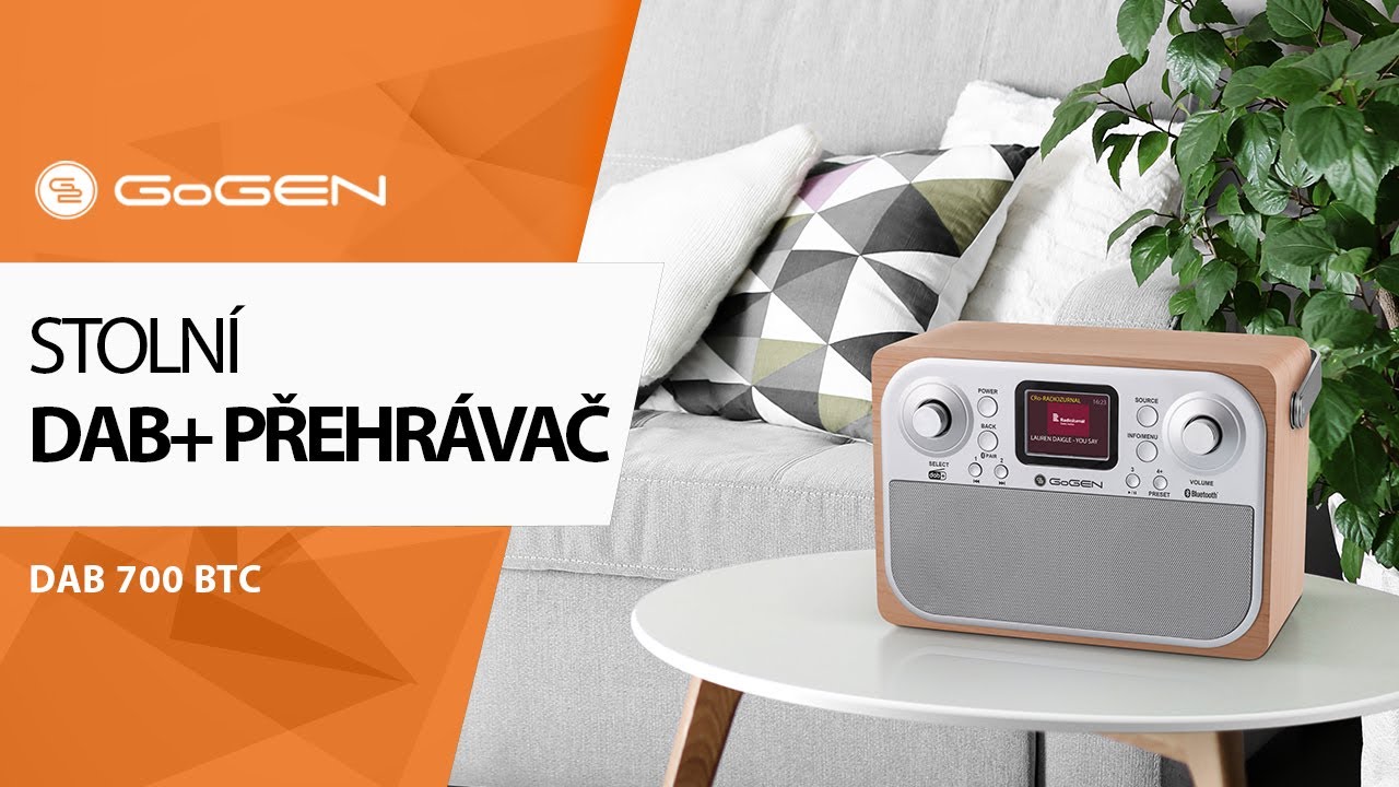 Produktové video GoGEN DAB+ rádio DAB700BTC