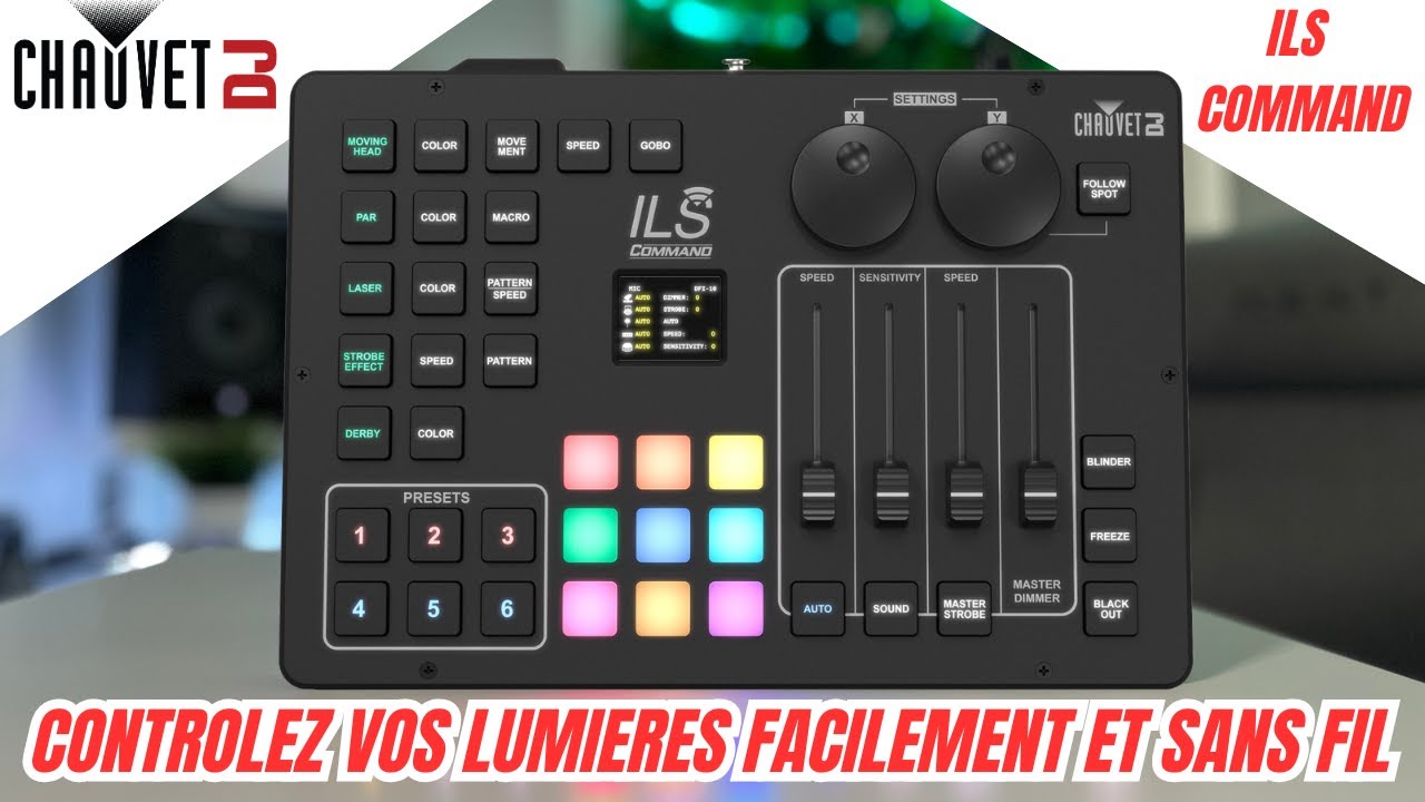 CONTROLEZ VOS LUMIERES FACILEMENT ET SANS FIL AVEC L' ILS COMMAND DE CHAUVET