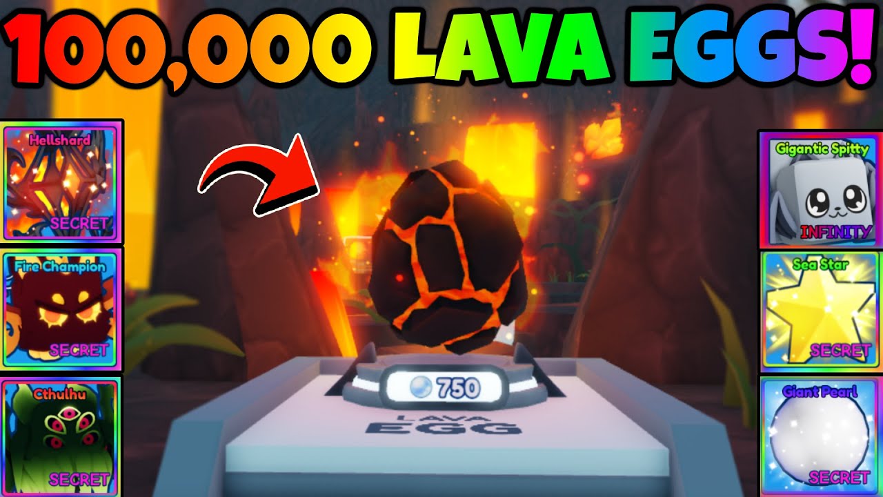 Я вылупил 100 000 ЛАВОВЫХ ЯИЦ и ПОЛУЧИЛ ЭТО... (Bubble Gum Simulator INFINITY)