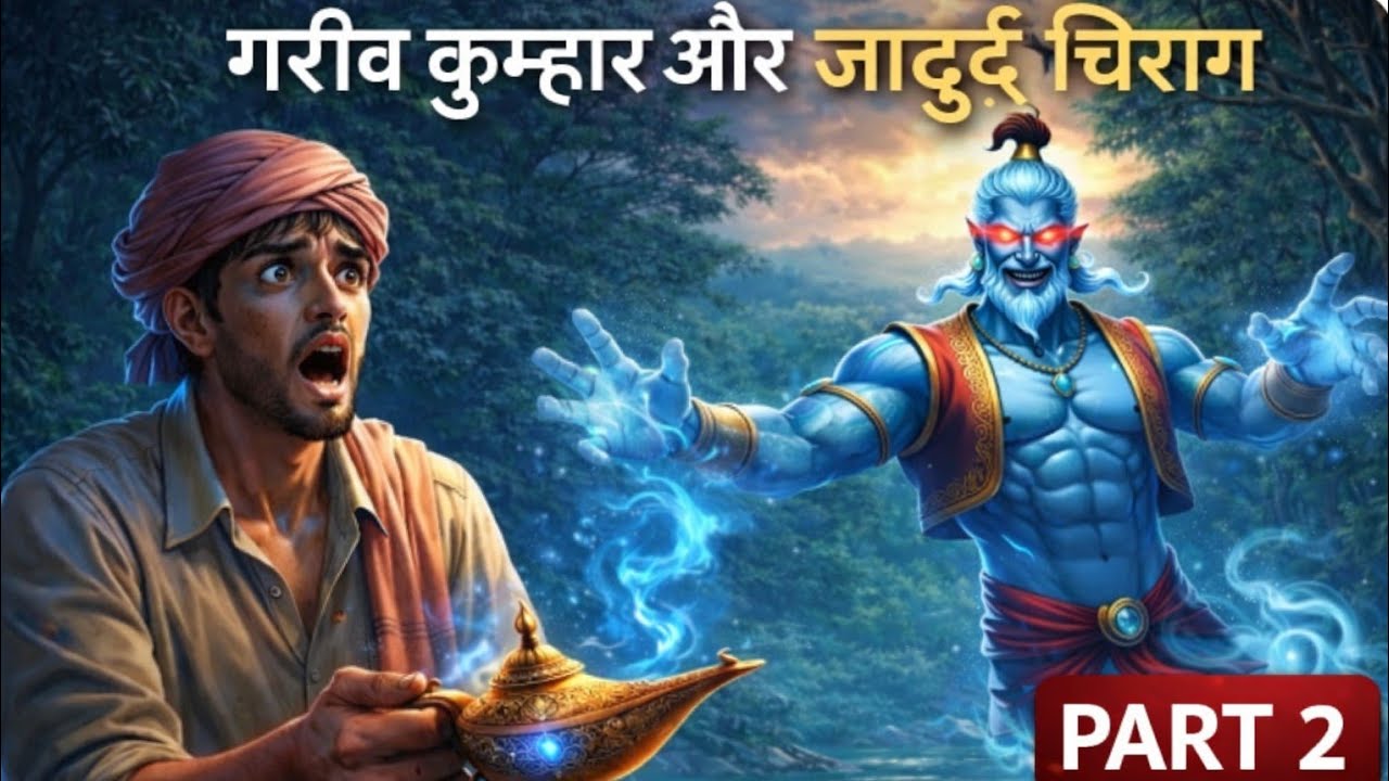 गरीब कुम्हार को मिला जादुई चिराग । Part -2 ।। Moral Story