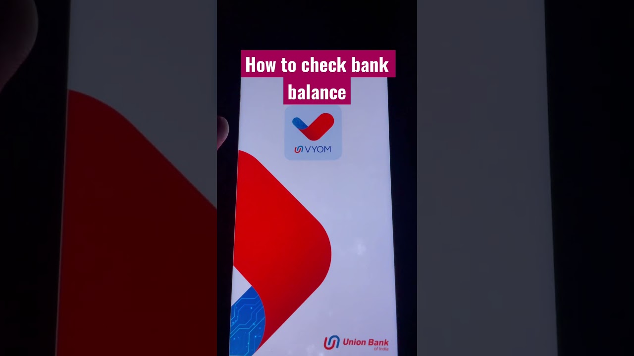 Как проверить баланс банка в мобильном приложении Union Bank of India #bankbalance #checkbalance