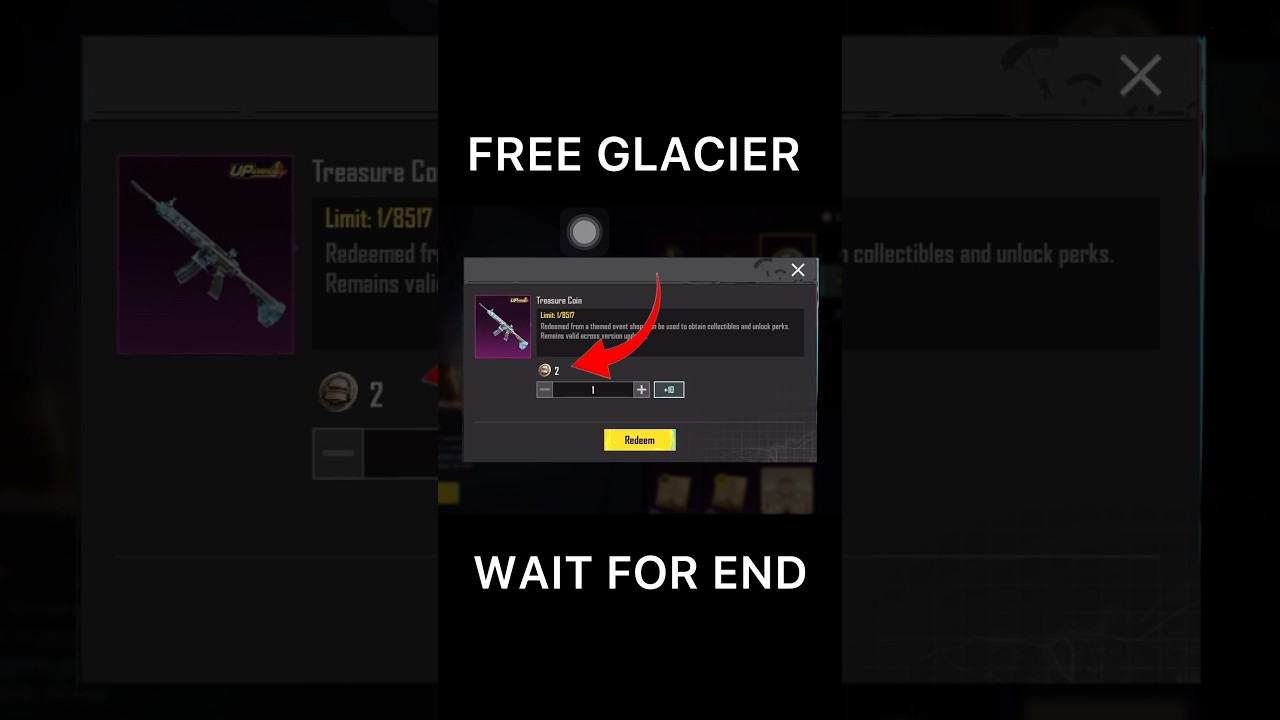 Free GLACIER #pubgmobile #pubg #yasirop