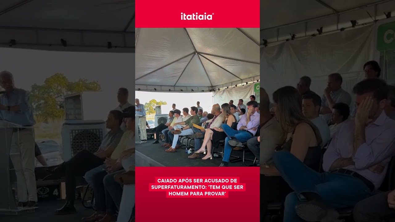 CAIADO AP&Oacute;S SER ACUSADO DE SUPERFATURAMENTO: 'TEM QUE SER HOMEM PARA PROVAR'