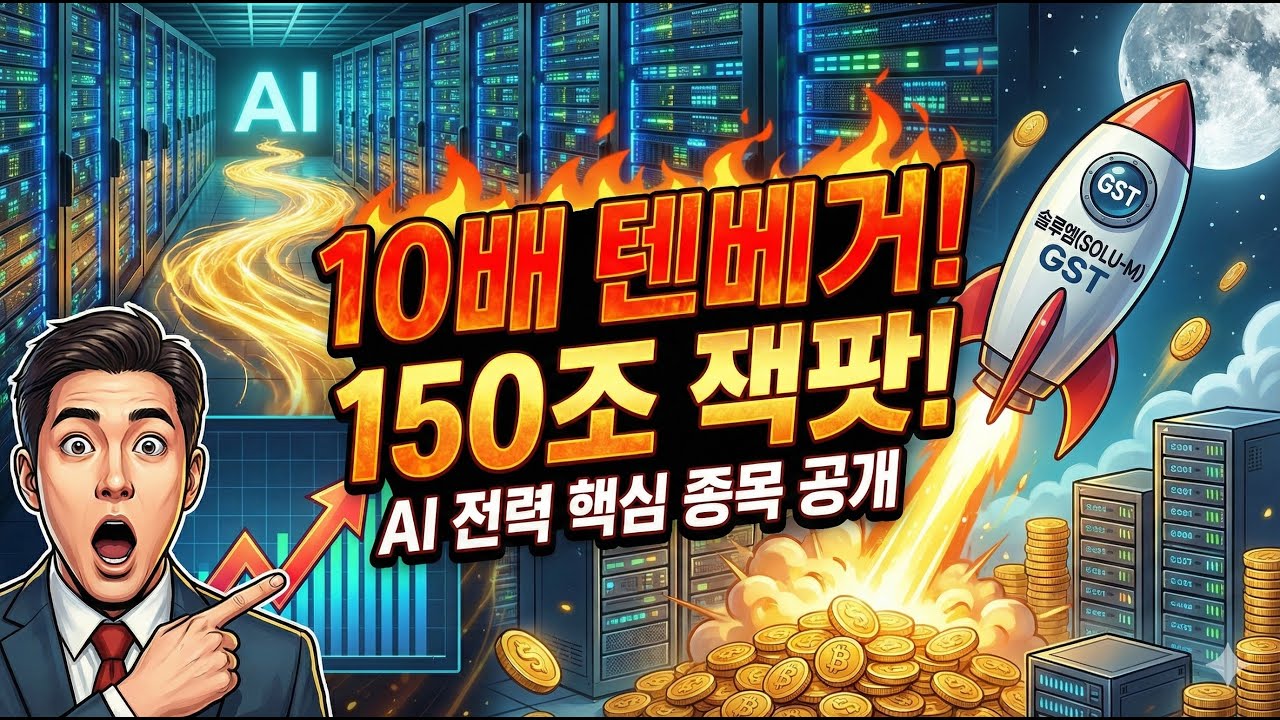 [주식추천]10배 텐베거 150조잭팟! (AI전력 핵심종목 공개:솔루엠)