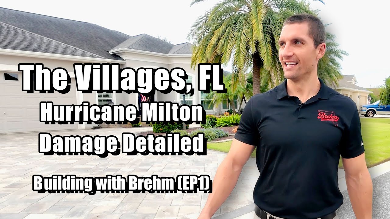 The Villages, FL Roofing Contractor Details Hurricane Milton Storm Damage | Building with Brehm(EP1)