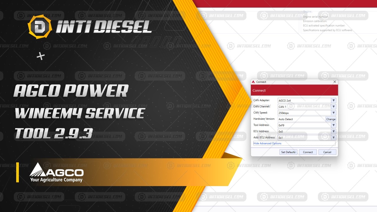 Activación de AGCO POWER WINEEM 4 SERVICE TOOL 2.9.3