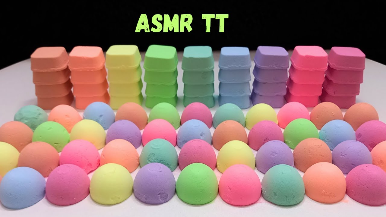 Baking soda crushing asmr for sleeping