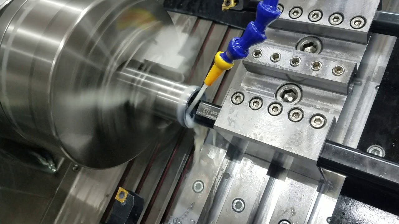 DIY CNC Lathe Threading It's Own 5C Drawbar
