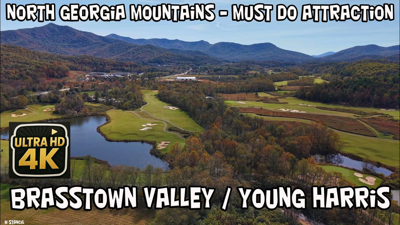 Brasstown Valley GA 4K/ Young Harris/ A  North GA Mountain Must Do (DJI Mavic Air 3S Drone Footage)